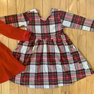 HANNA ANDERSSON Plaid Christmas Dress